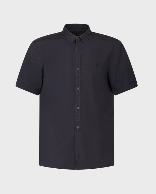 All Saints S/S Shirt With Speckle Detail