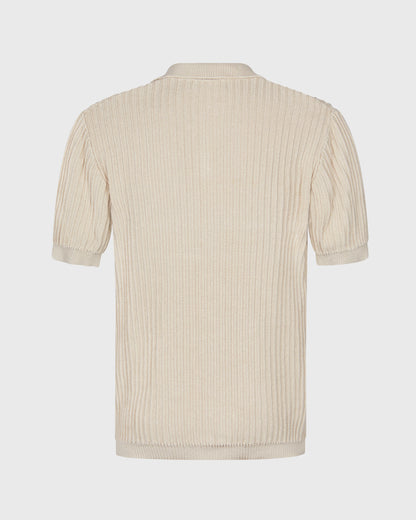 Bershka Knitted Polo Shirt