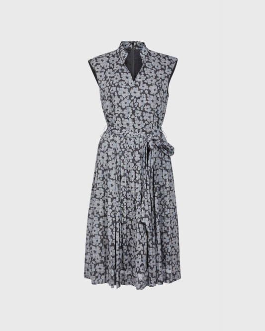 Brooks Brothers Pleated Floral Dress