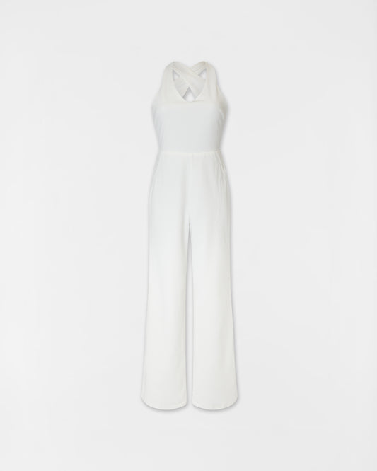 CrystalSky Crystal Sky Cross Back Detail Jumpsuit