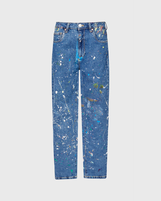 Cotton On Paint Splattered Jeans