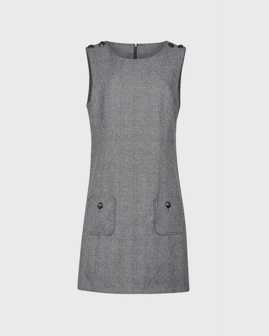 Unbranded Houndstooth Tunic Dress