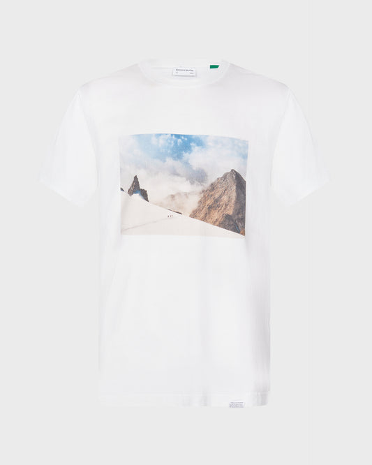 Edmmond Studios Mountain Print Crew Neck T-Shirt