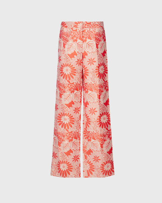 Escada Sport Floral Wide Leg Trousers