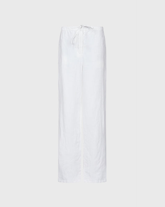 French Connection Waist Tie Straight Leg Trousers