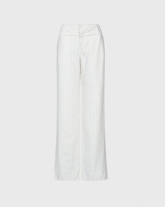 GAP Pinstriped Straight Leg Trousers