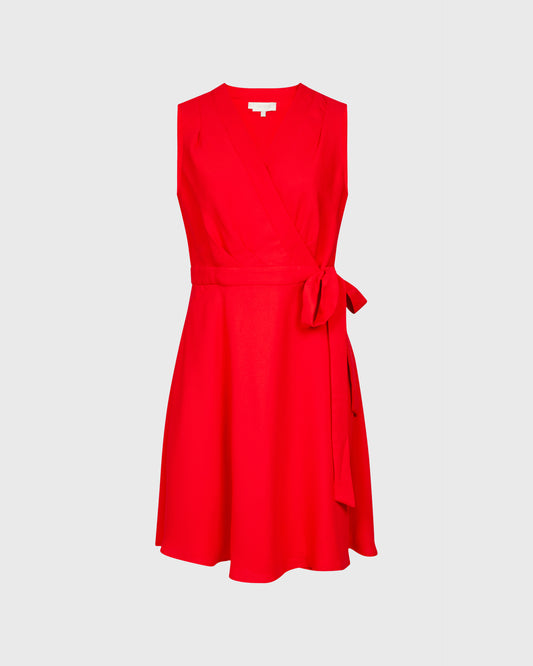 Hobbs Sleeveless Wrap Dress