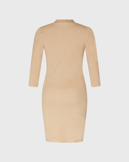 In Vogue Bodycon Zip Dress