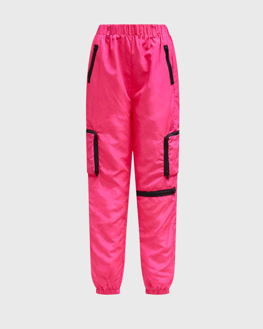 JBL Neon Mid-High Waisted Cargo Pants