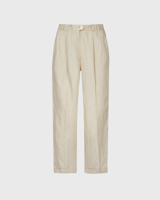 Jaeger Linen Straight Leg Trousers