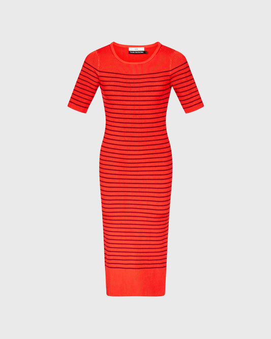 KM Striped T-shirt Dress