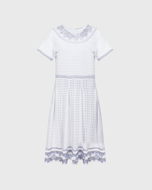 Madeleine Ribbed Short Sleeve Dress