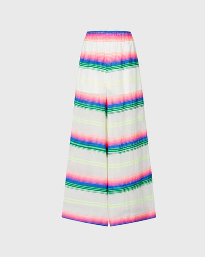 Mara Hoffman Striped Neon Culottes