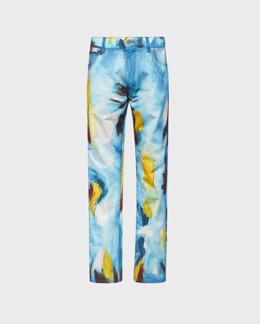 Moschino Printed Skinny Trousers