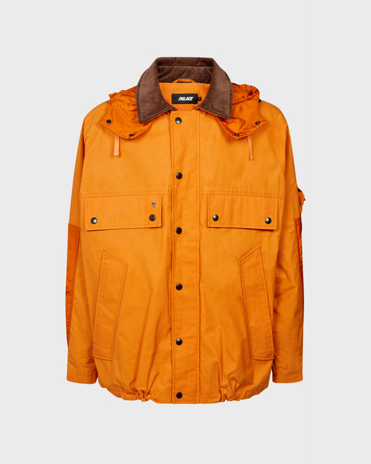 Palace Orange Coat with Corduroy Collar