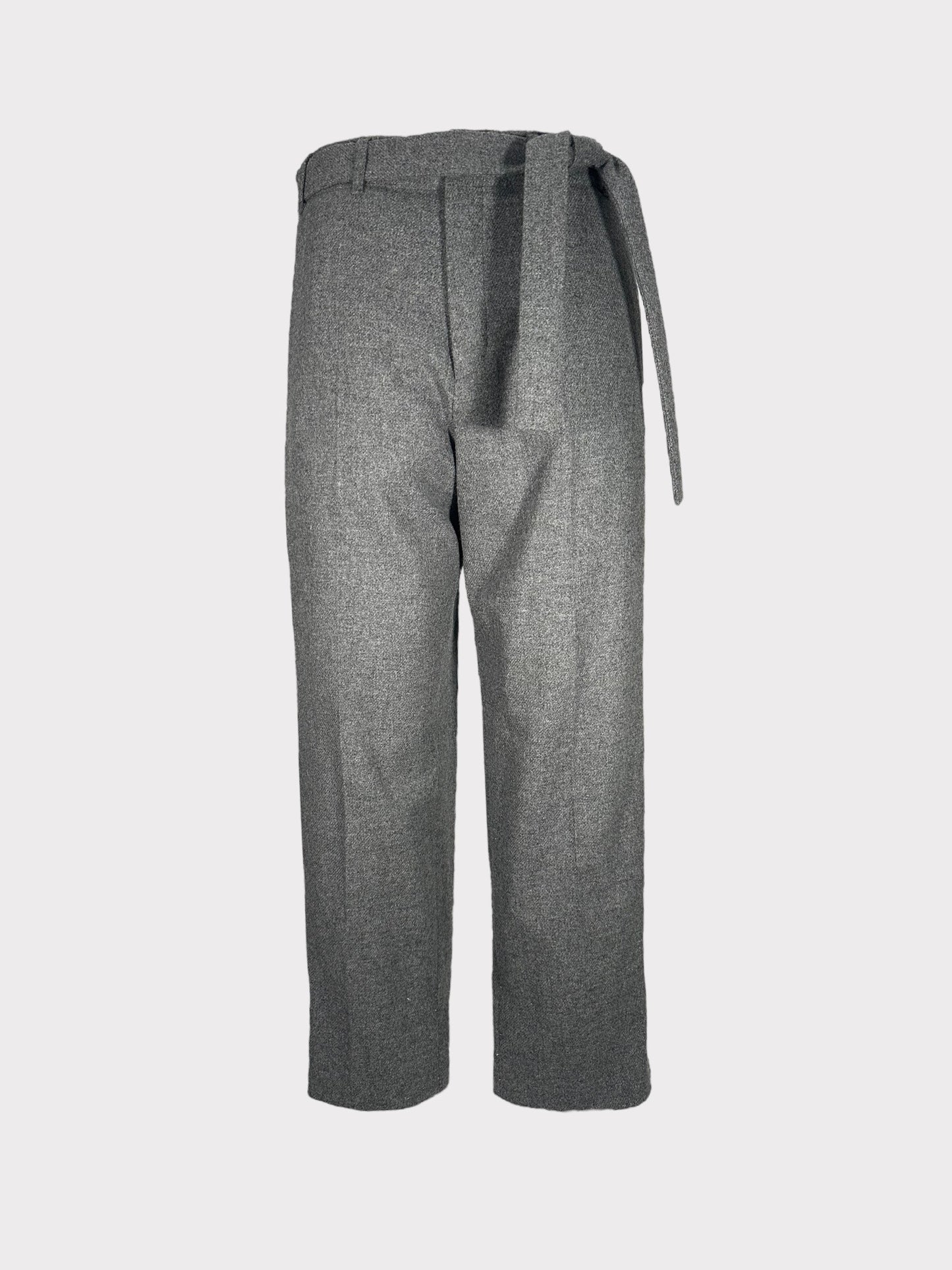 Ermenegildo Zegna Tailored Relaxed Belted Trousers