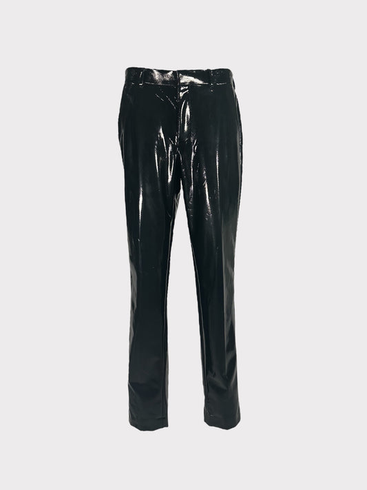 ASOS Pleather Straight Leg Trousers