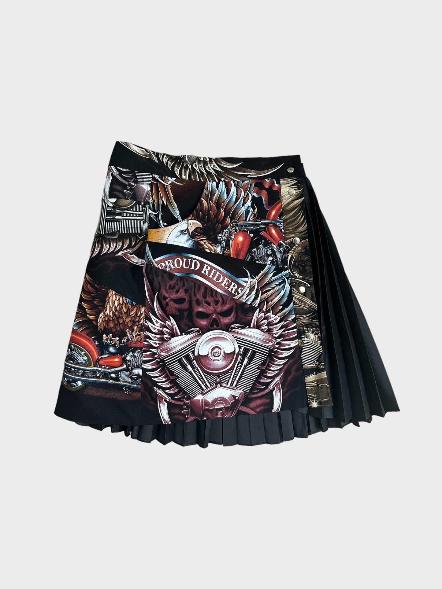 Fyodor Golan Printed skirt with pleats