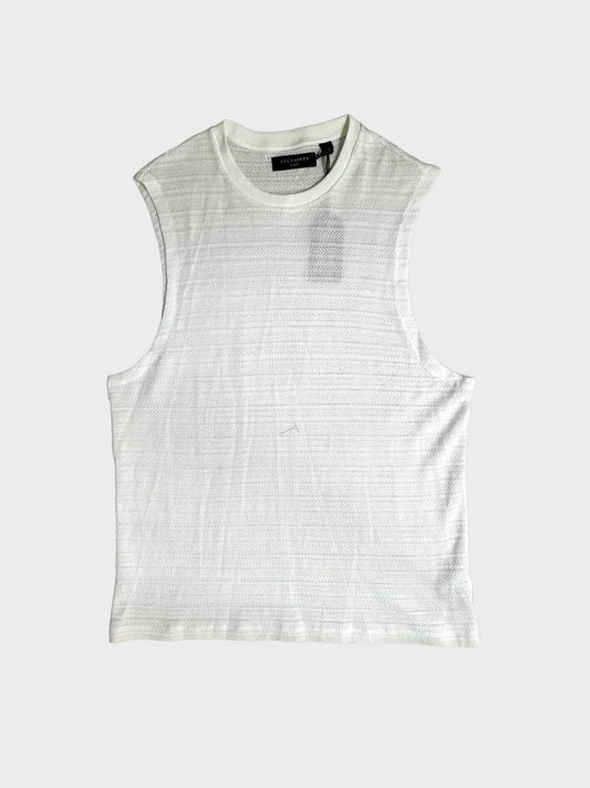 Allsaints Sleeveless muscle knit shirt