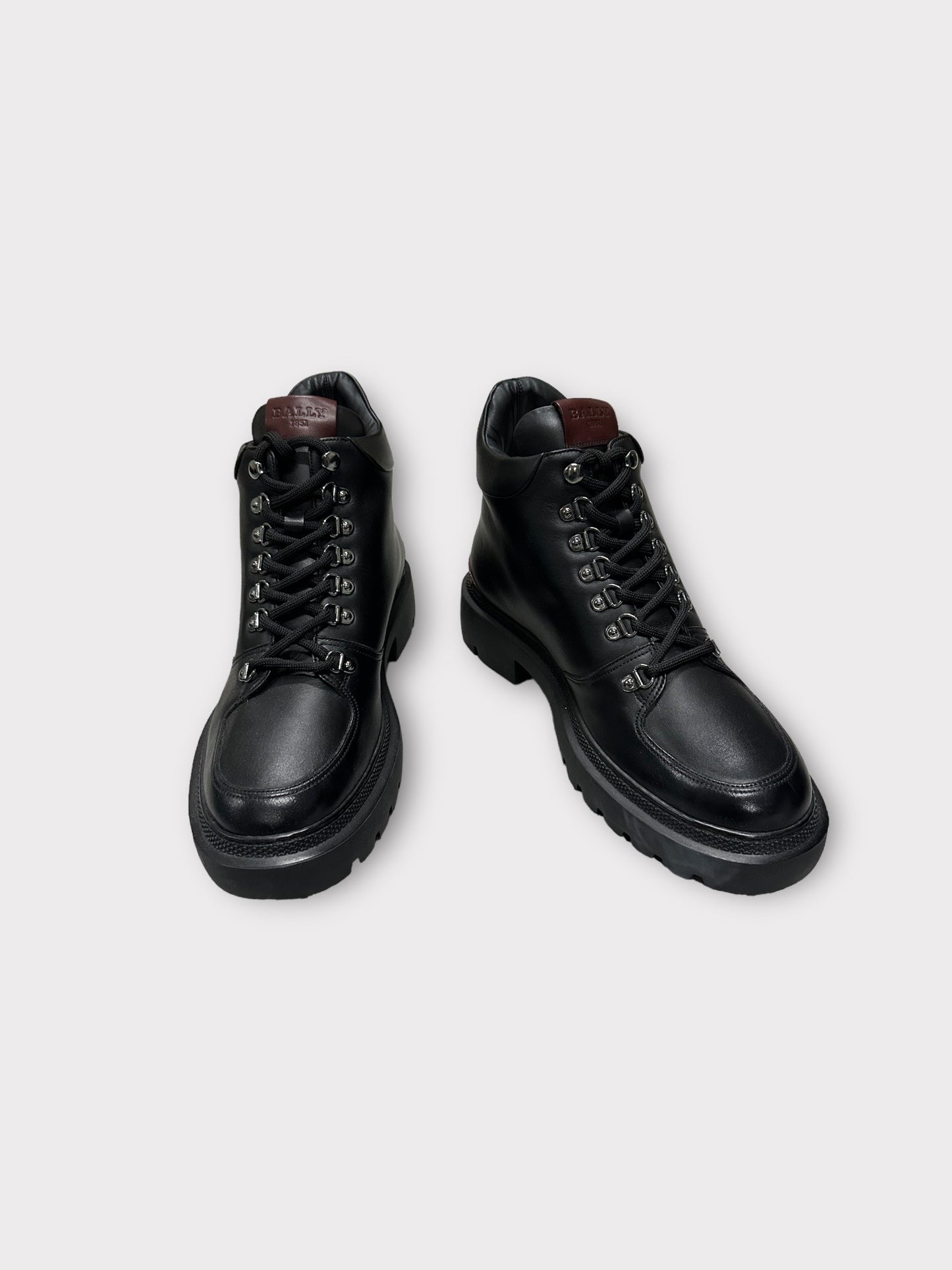 Bally Hiking Boots With Burgundy Detail