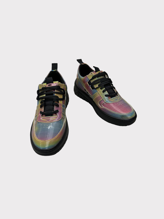 Hugo Boss Iridescent trainers with black sole