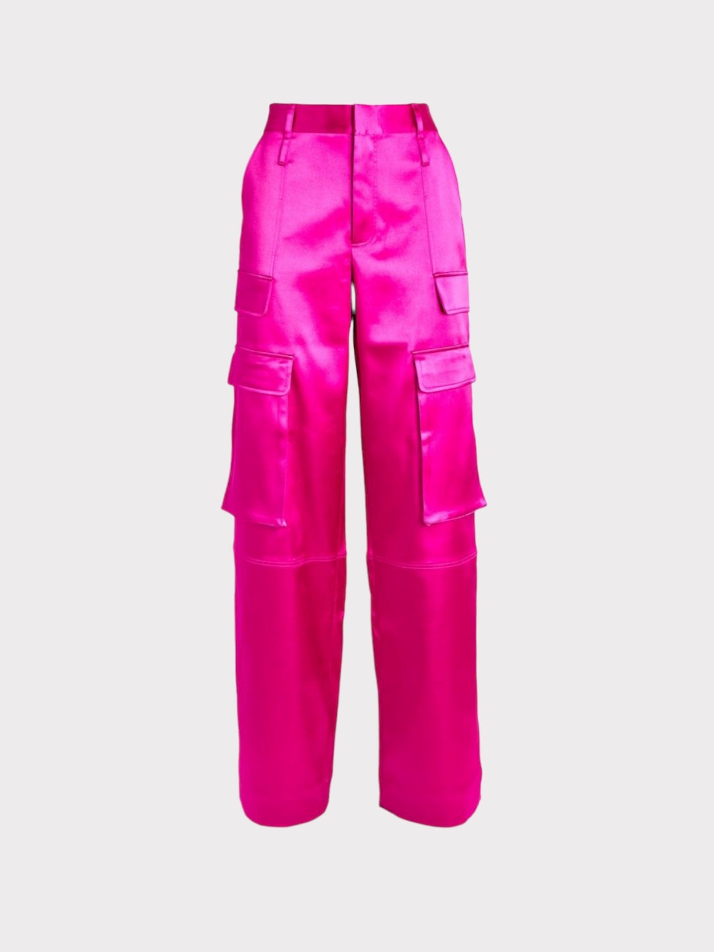 Frame Tailored Satin Cargo Trousers