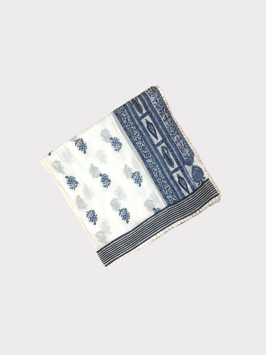 Joie Printed Scarf With Tassel Edging