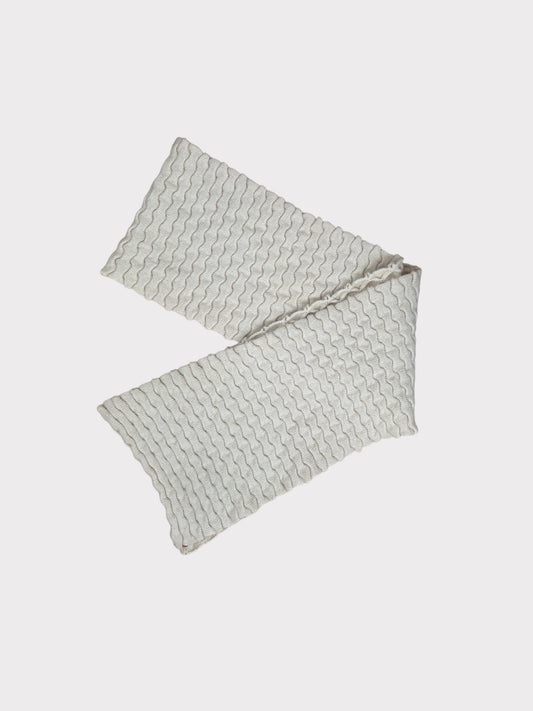 Temperley Cream Knitted Scarf