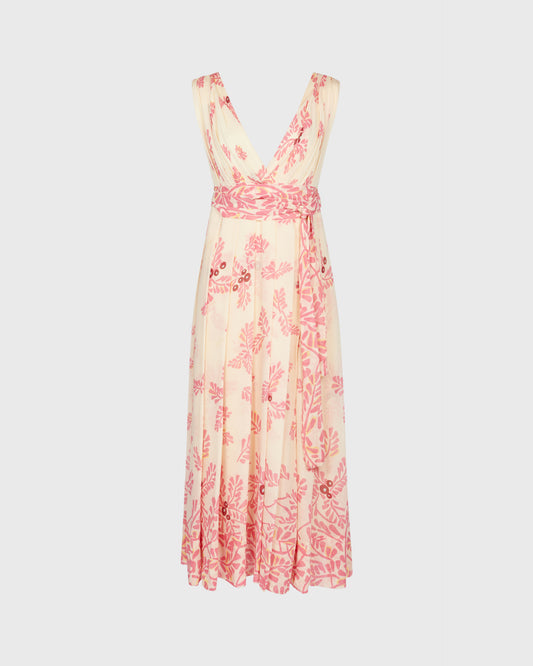 Temperley Floral Print Wrap Dress