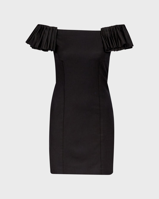 The Kooples Mini Dress With Ruffle Sleeves