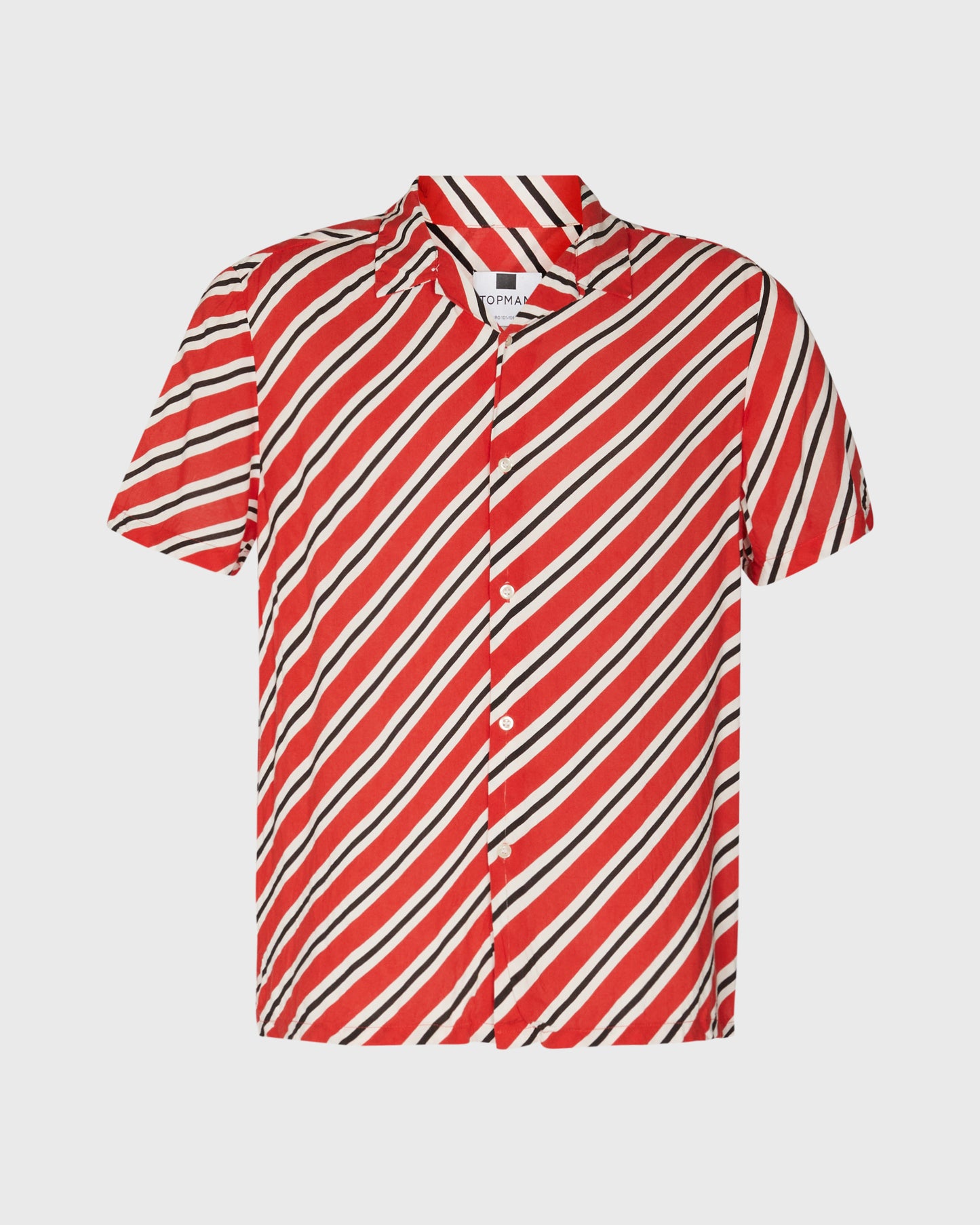 Topman Aysemtirc Striped Short Sleeve Shirt