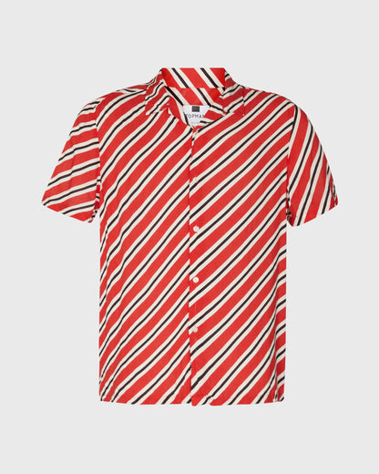 Topman Aysemtirc Striped Short Sleeve Shirt