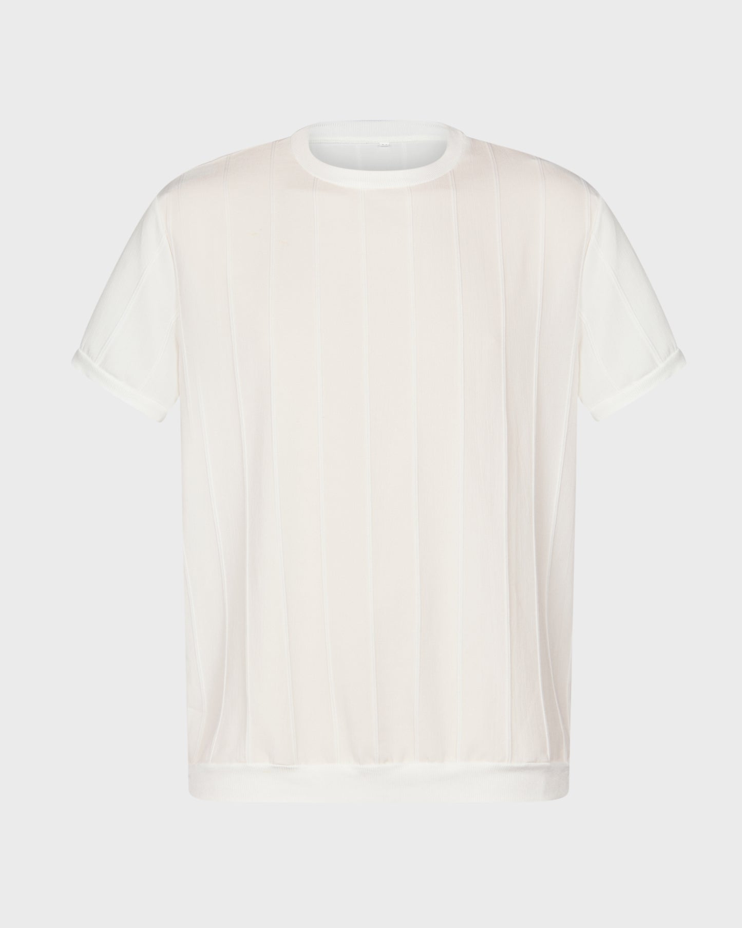 Unbranded Crew T-Shirt with Striped Detail