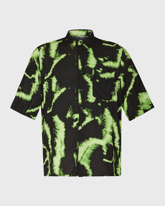 Unbranded Tie Dye Printed Short Sleeve Shirt