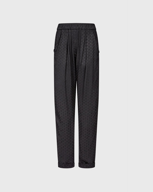 Uterque Textured Print Trousers