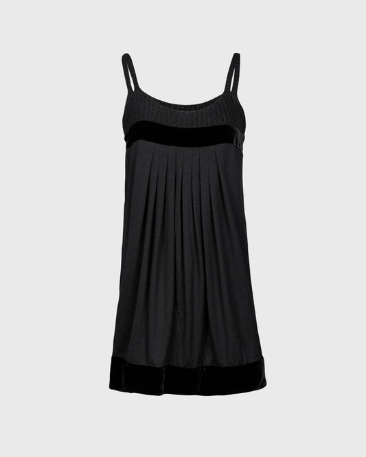 Vanessa Bruno Knit Detail Mini Dress