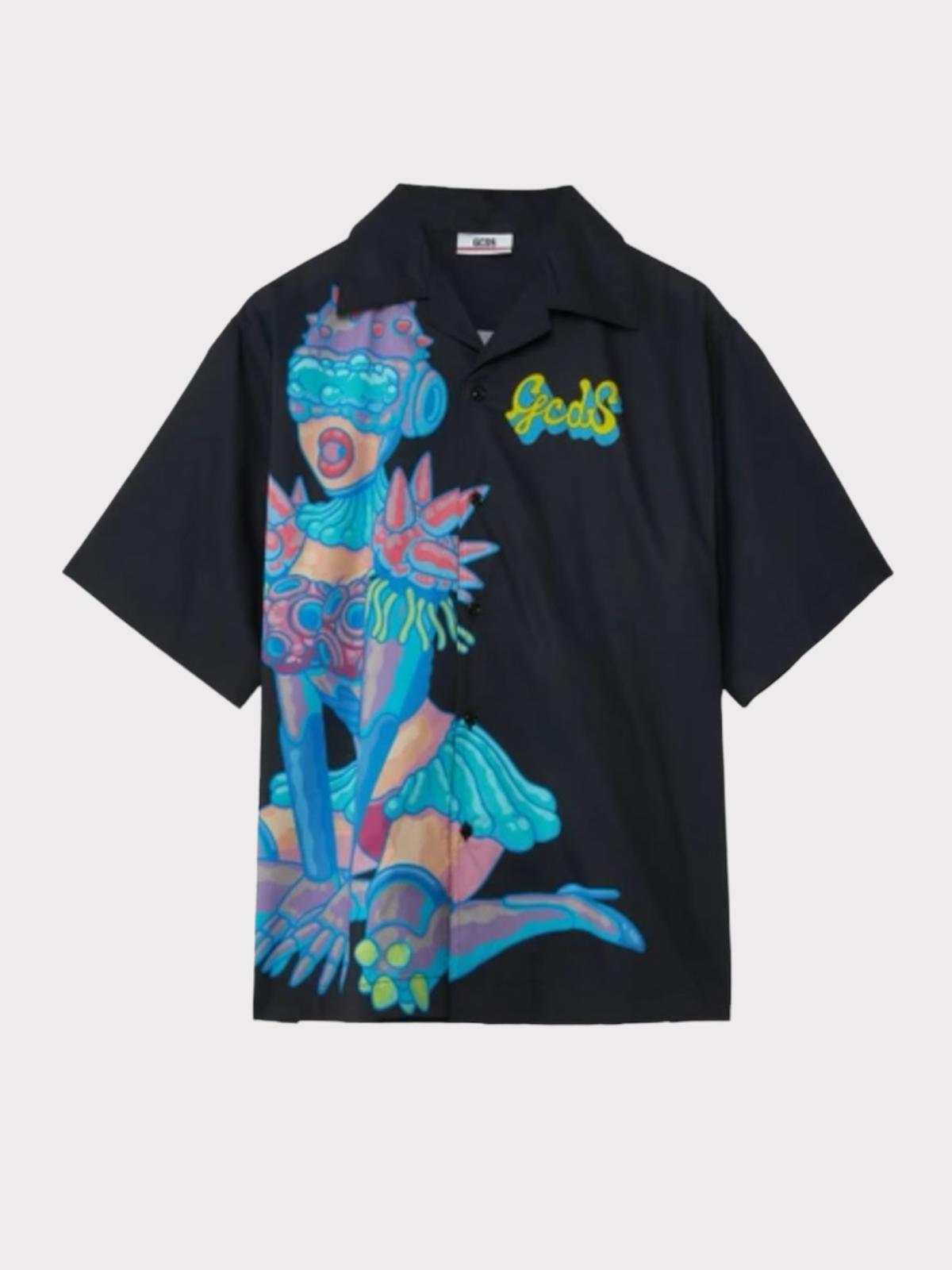 GCDS Rick and Morty printed shirt