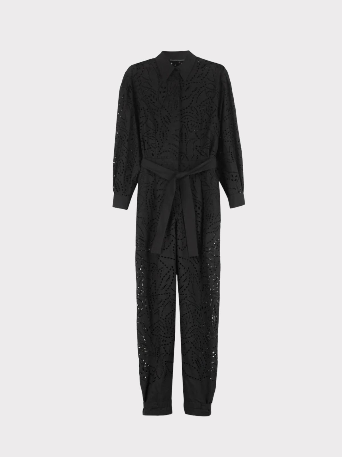 Alberta Ferretti Broderie Anglaise Jumpsuit