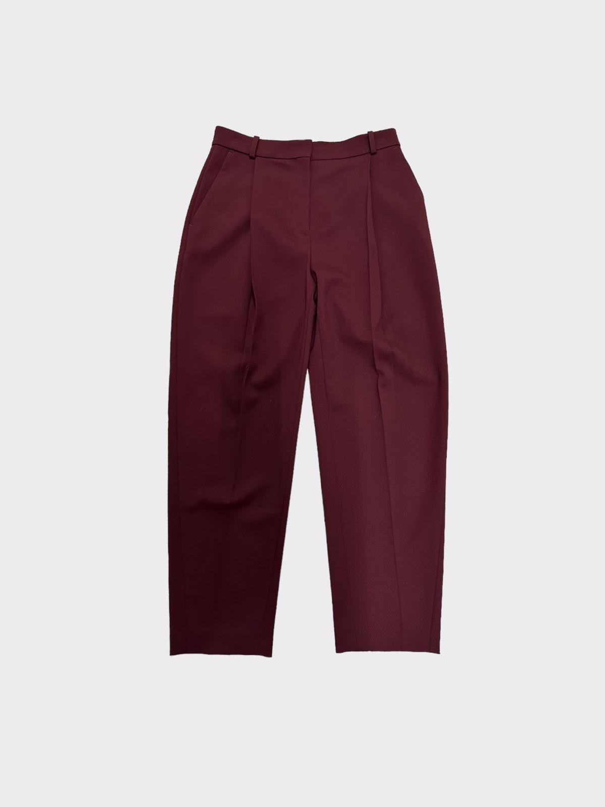 Hugo Boss Burgundy Suit Trousers