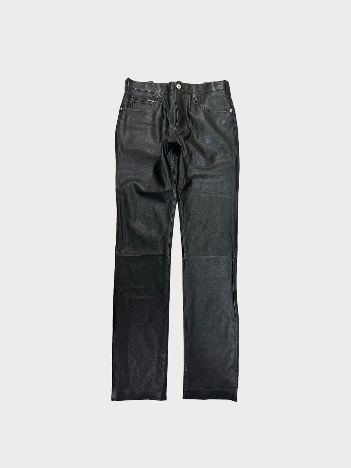 Coach Slim cut Leather trousers