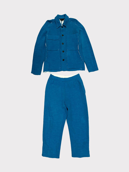 Ermenegildo Zegna Bright Blue Knitwear Set