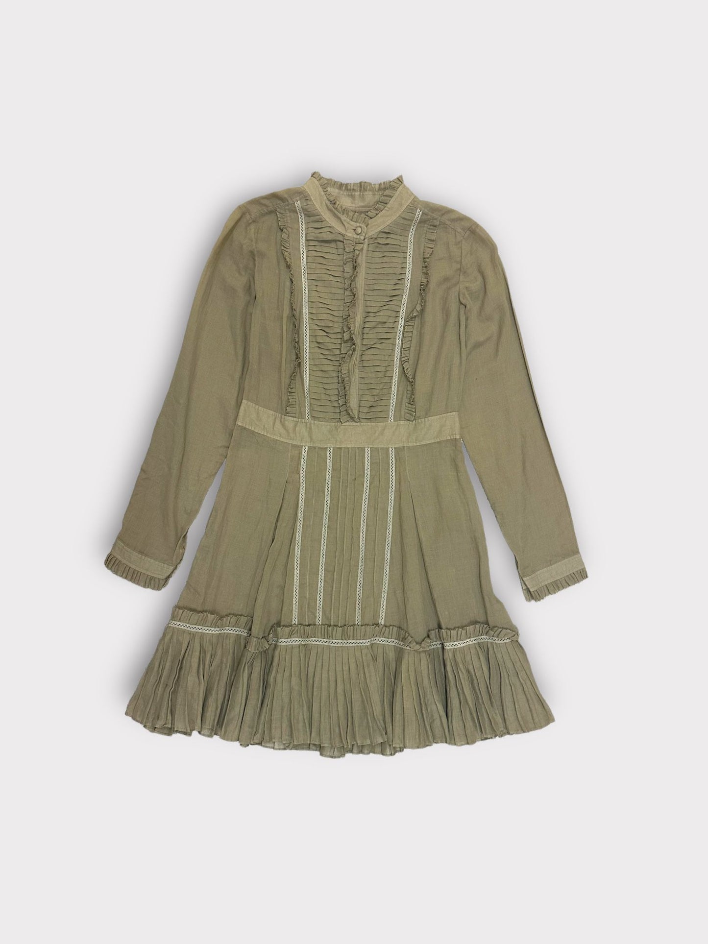 Temperley Shirt Dress With Pleats