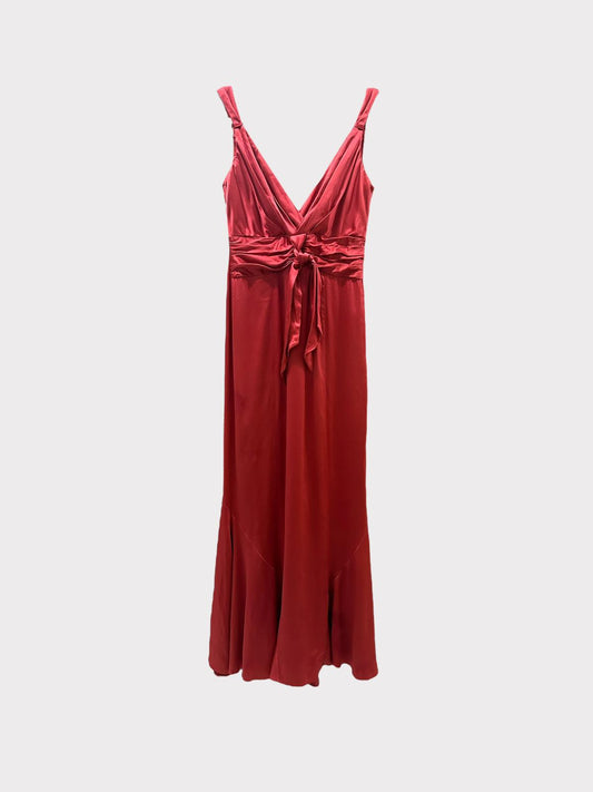 Karen Millen Maxi Dress With Ruched Waist