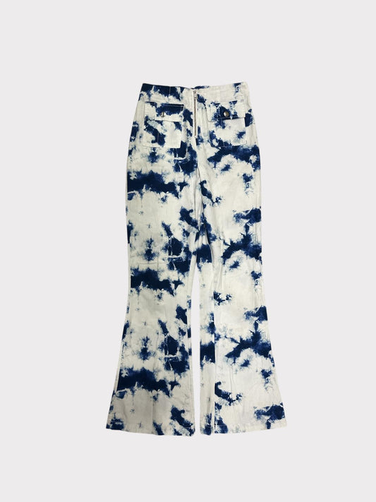 ASOS Tie-Dye Blue And White Pants