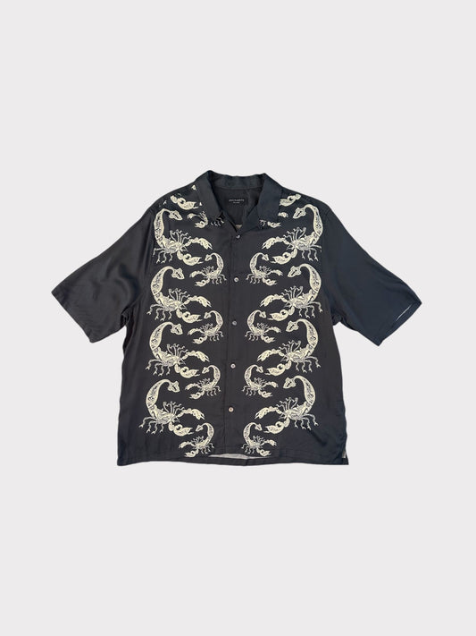 Allsaints Paisley Scorpion Print Shirt