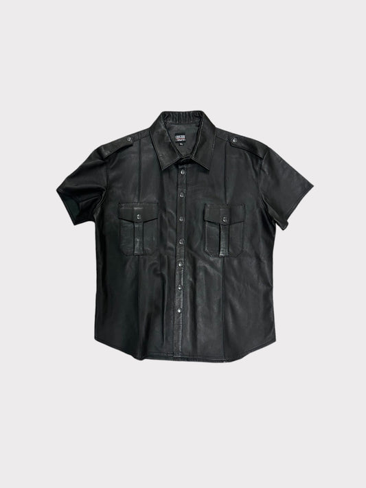 Fetish Freak Leather Short Sleeve Shirt