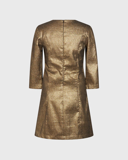 Zara Metallic Formal Mini Dress