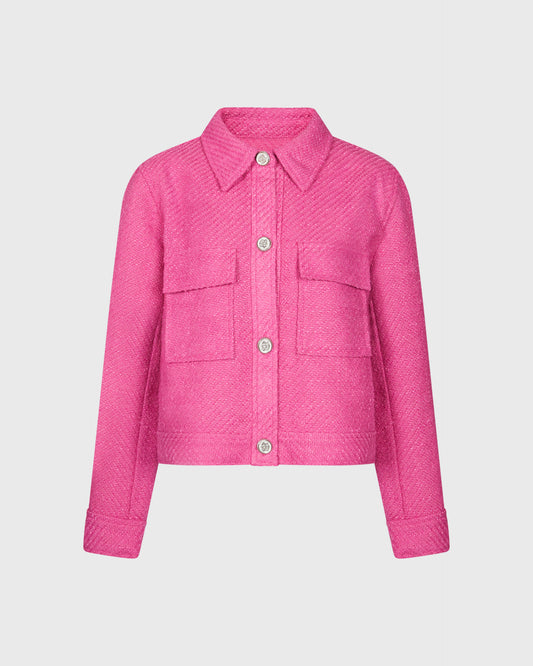 Zara Cropped Tweed Style Jacket