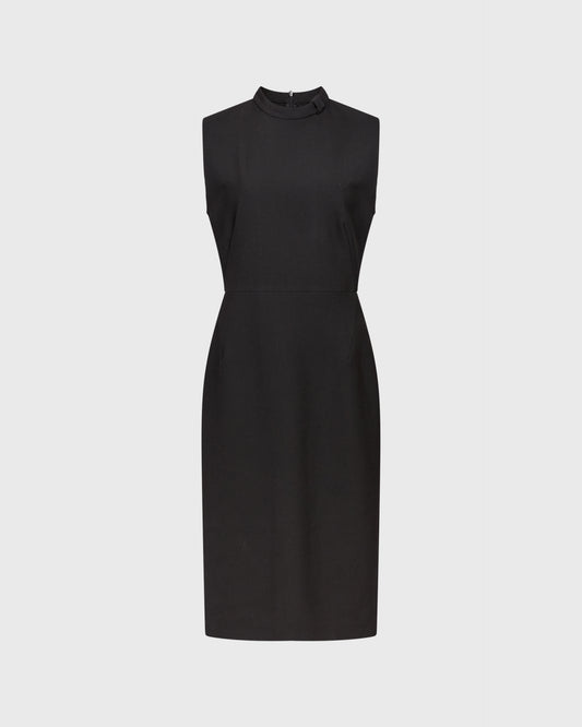 Unbranded Formal Midi Dress With High Neck