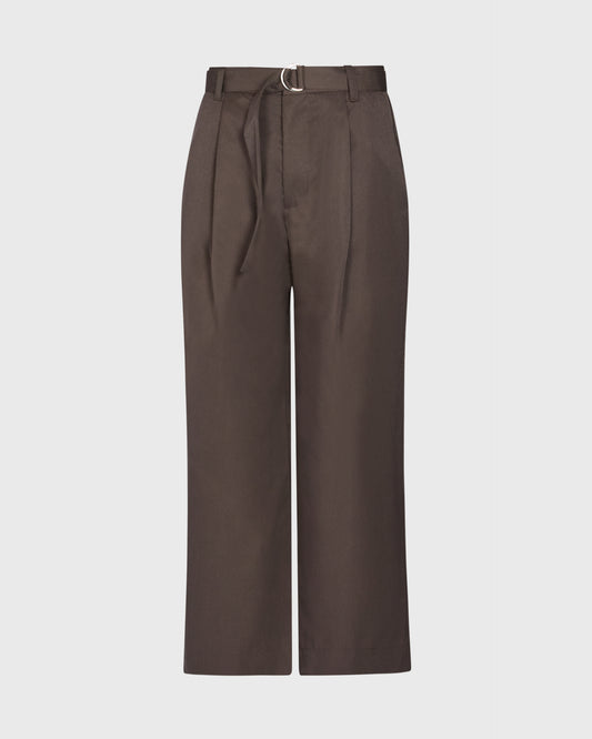 Zara Pleated tailored trousers with belt